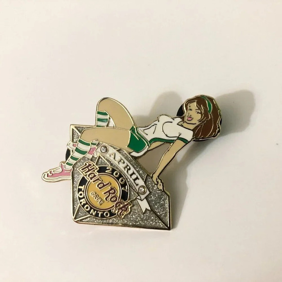 2007 Hard Rock Cafe  Toronto Birthstone Girl Series Pin April Limited Edition - Picture 11 of 12